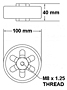 SPHT 100 mm Diameter Power Disk Ceramic Capacitors - 2